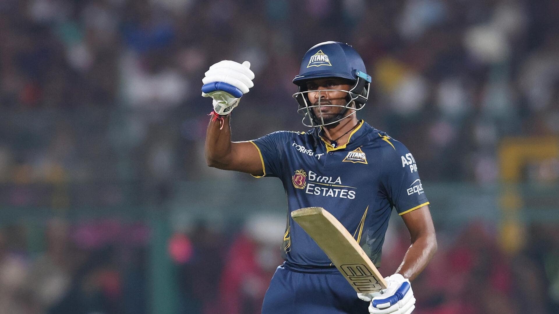 Sai Sudharsan slams his 5th fifty-plus score of IPL 2026