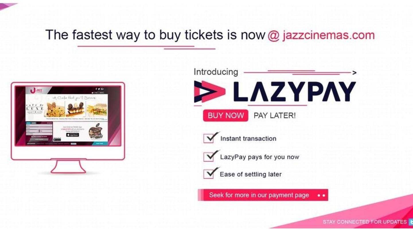 LazyPay, book now and pay later LazyPay, book now and pay later
