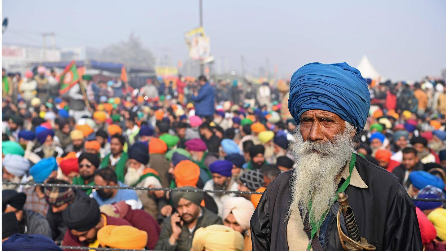 Farmers' protest on for 9 months Farmers' protest on for 9 months