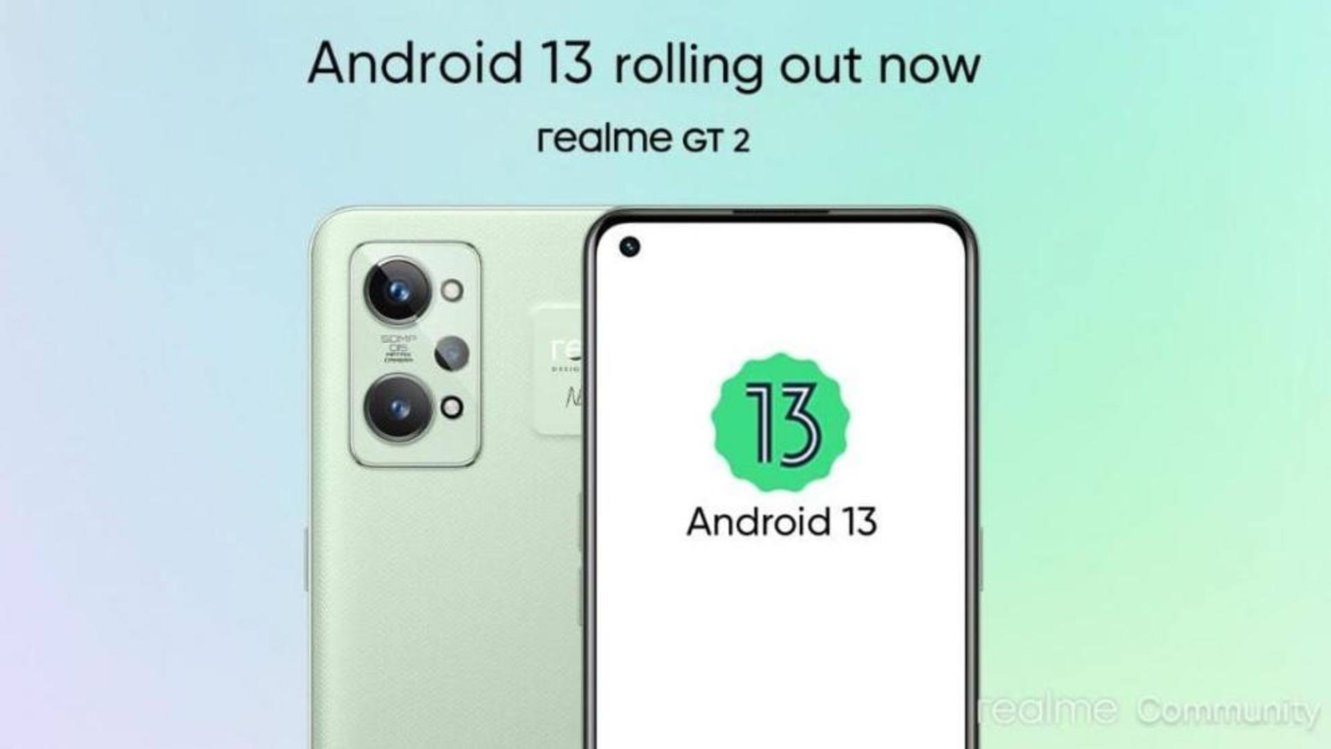 Realme GT 2 gets Android 13 update: How to update?