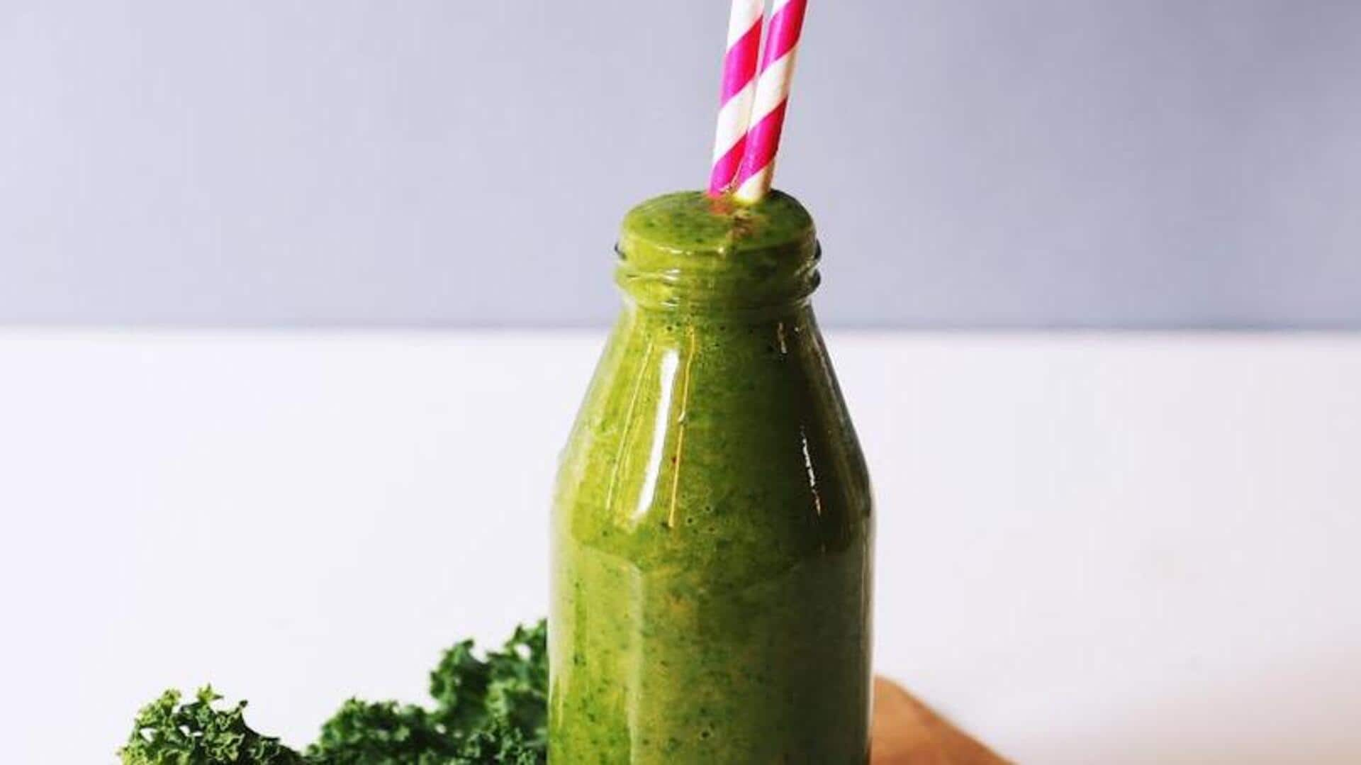 Boost your iron intake with leafy green smoothies