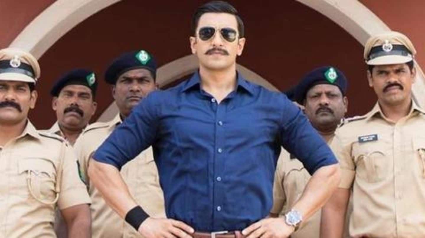 Ranveer impresses as Sangram Bhalerao aka Simmba Ranveer impresses as Sangram Bhalerao aka Simmba