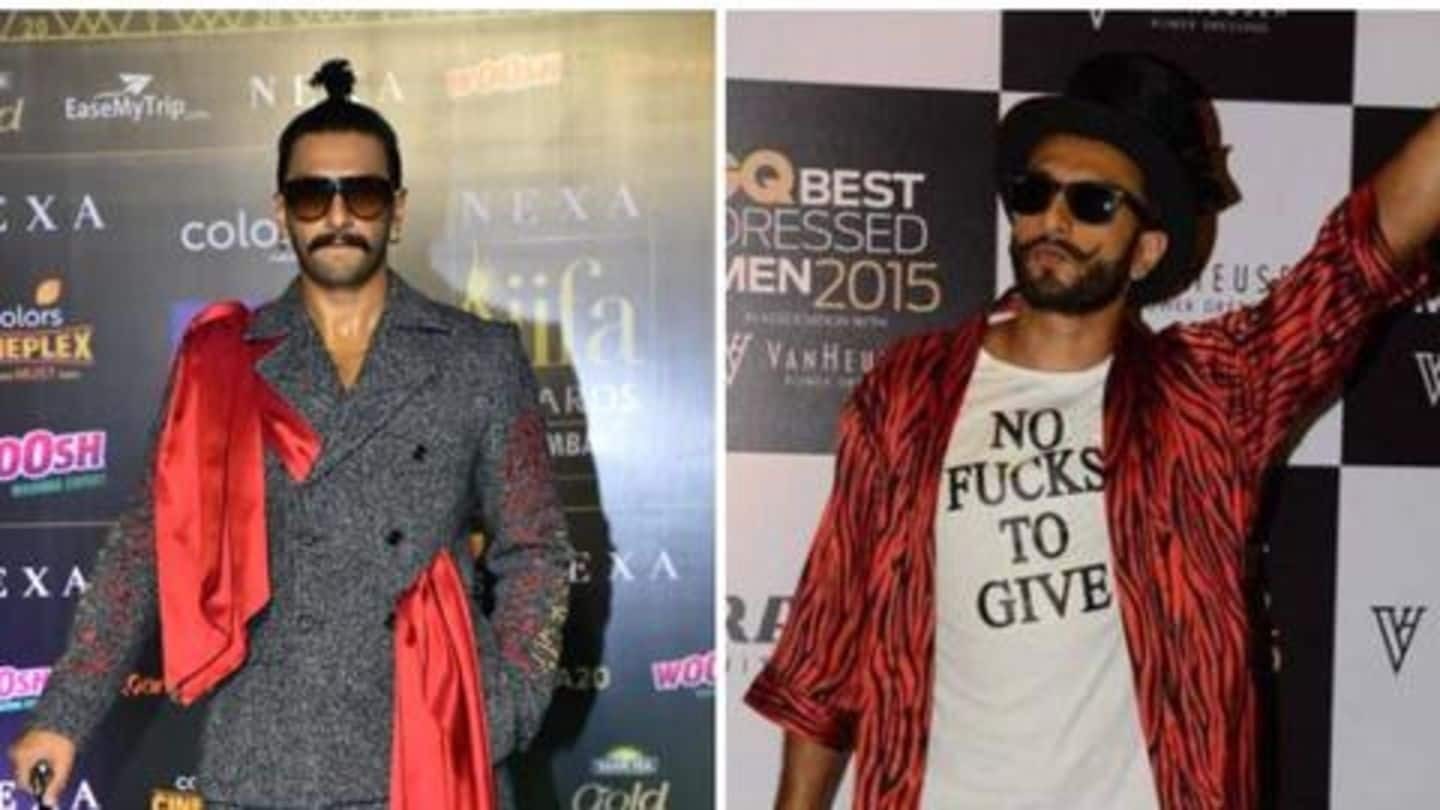 5 times Ranveer Singh shocked us with his sartorial choices