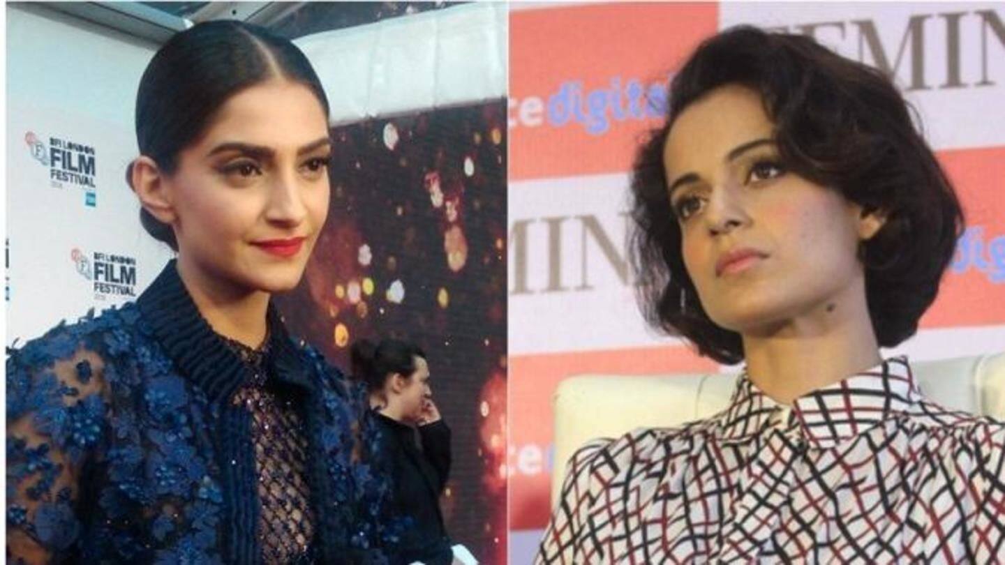 How did Kangana-Sonam's verbal spat begin? How did Kangana-Sonam's verbal spat begin?
