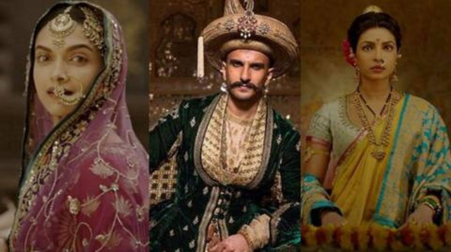 Priyanka-Ranveer-Deepika recreate their 'Bajirao Mastani' moments Priyanka-Ranveer-Deepika recreate their 'Bajirao Mastani' moments