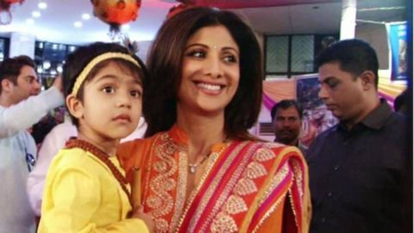 Shilpa Shetty celebrated Janmashtami with with son Viaan Shilpa Shetty celebrated Janmashtami with with son Viaan