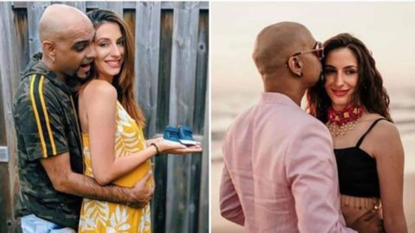 Raghu's wife Natalie is pregnant, "over the moon," he exclaims