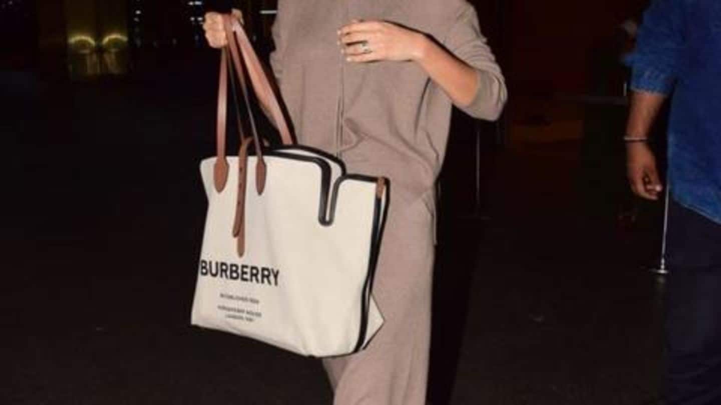 Anushka's stylish Burberry bag is worth a luxurious Thailand trip