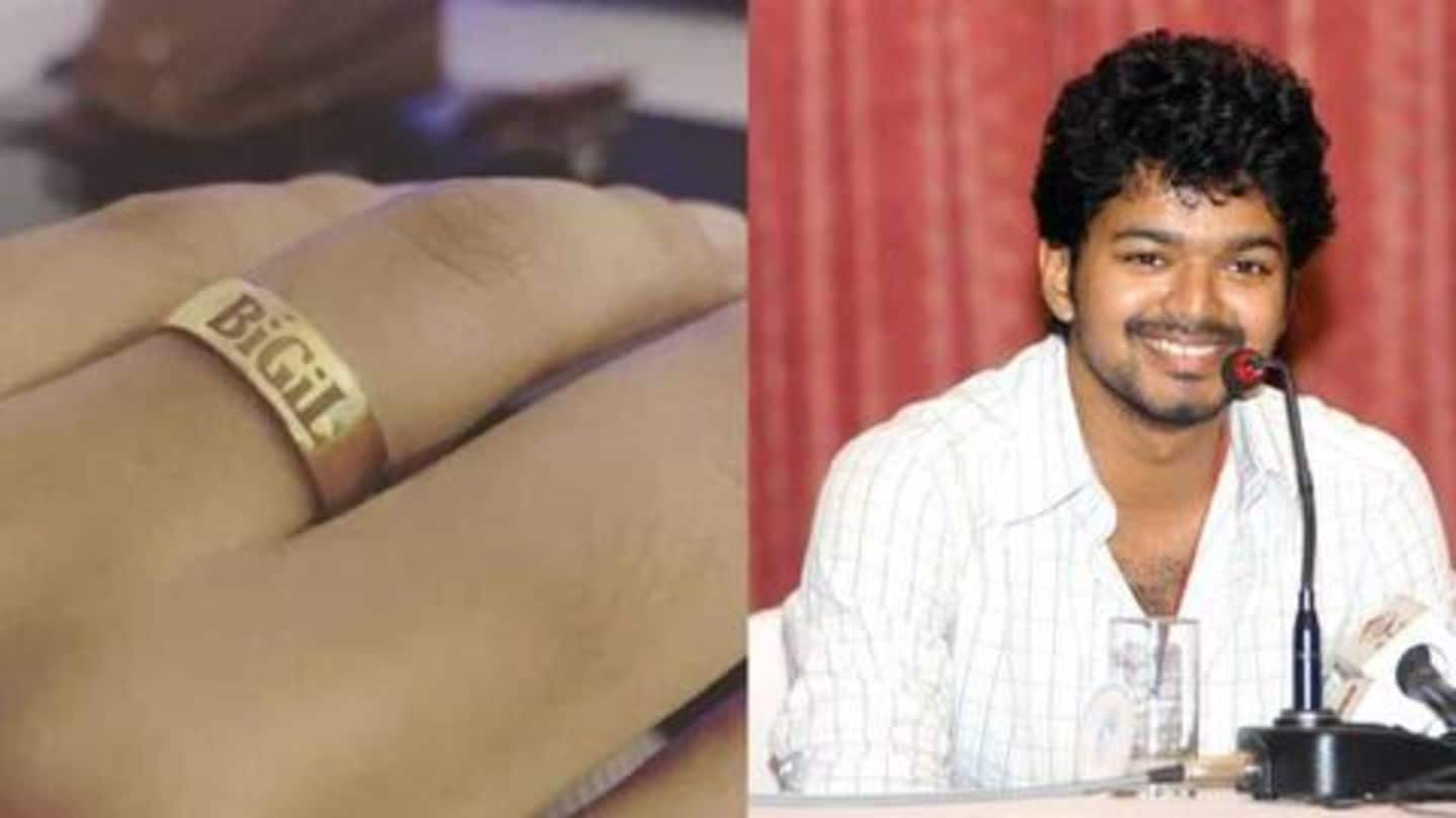 Actor Vijay gifts 'Bigil' gold rings to 400 crew members