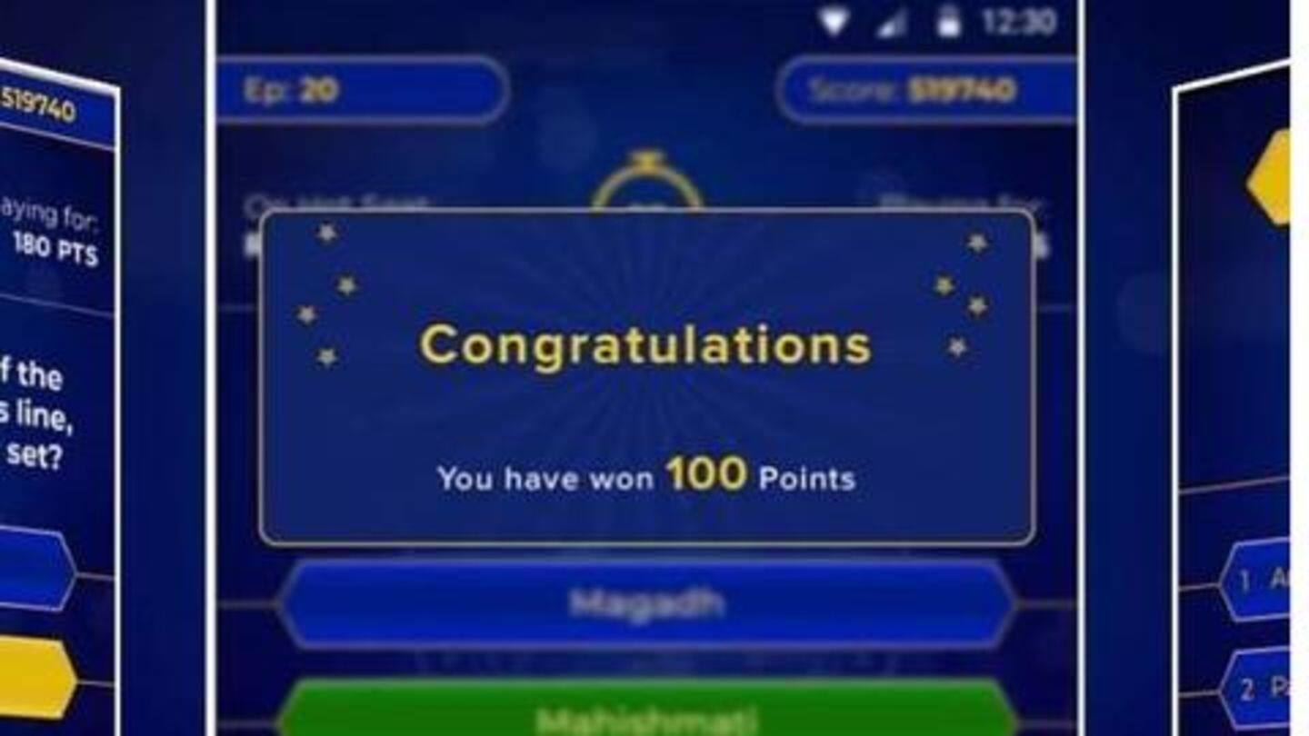 Participate and win prizes at home through 'KBC Play Along' Participate and win prizes at home through 'KBC Play Along'