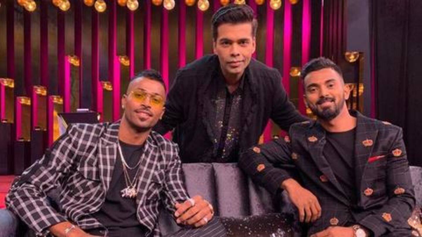 In January, Rahul, Pandya's appearance on KJo's show sparked controversy In January, Rahul, Pandya's appearance on KJo's show sparked controversy