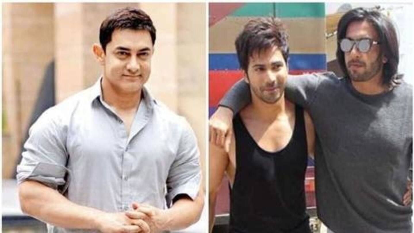 Aamir also vouches for Ranveer, Varun for the sequel Aamir also vouches for Ranveer, Varun for the sequel