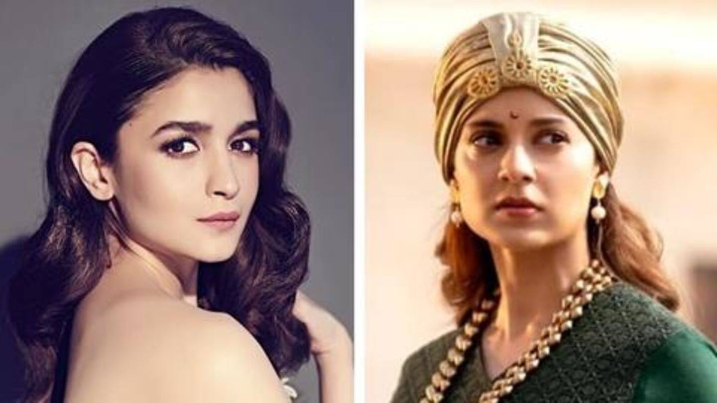 Kangana says Alia's work in 'Gully Boy' mediocre, latter replies