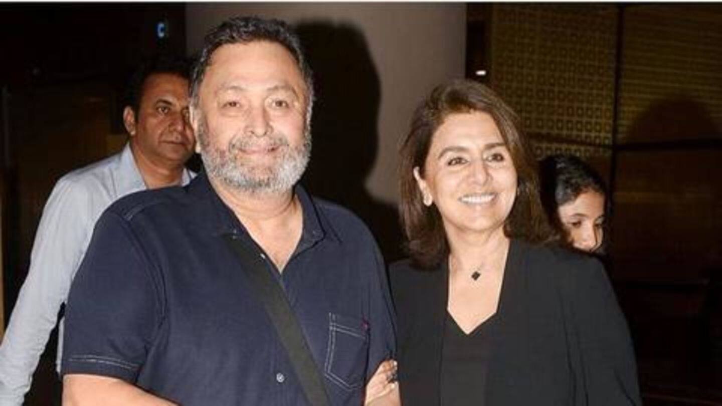 Rishi Kapoor returned to India post his cancer treatment Rishi Kapoor returned to India post his cancer treatment