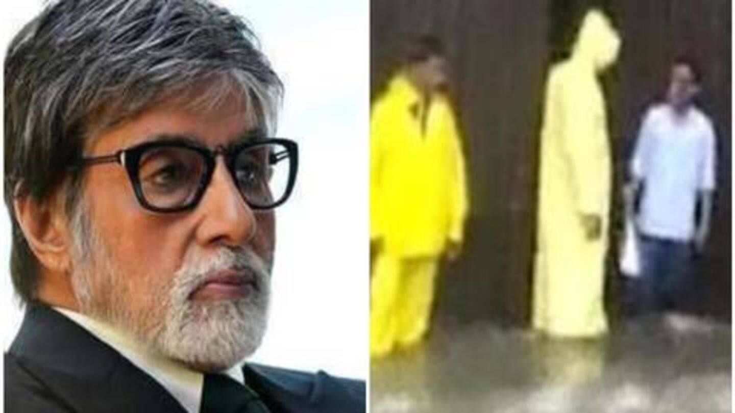Amitabh Bachchan faces wrath of Mumbai rains, bungalow Pratiksha inundated