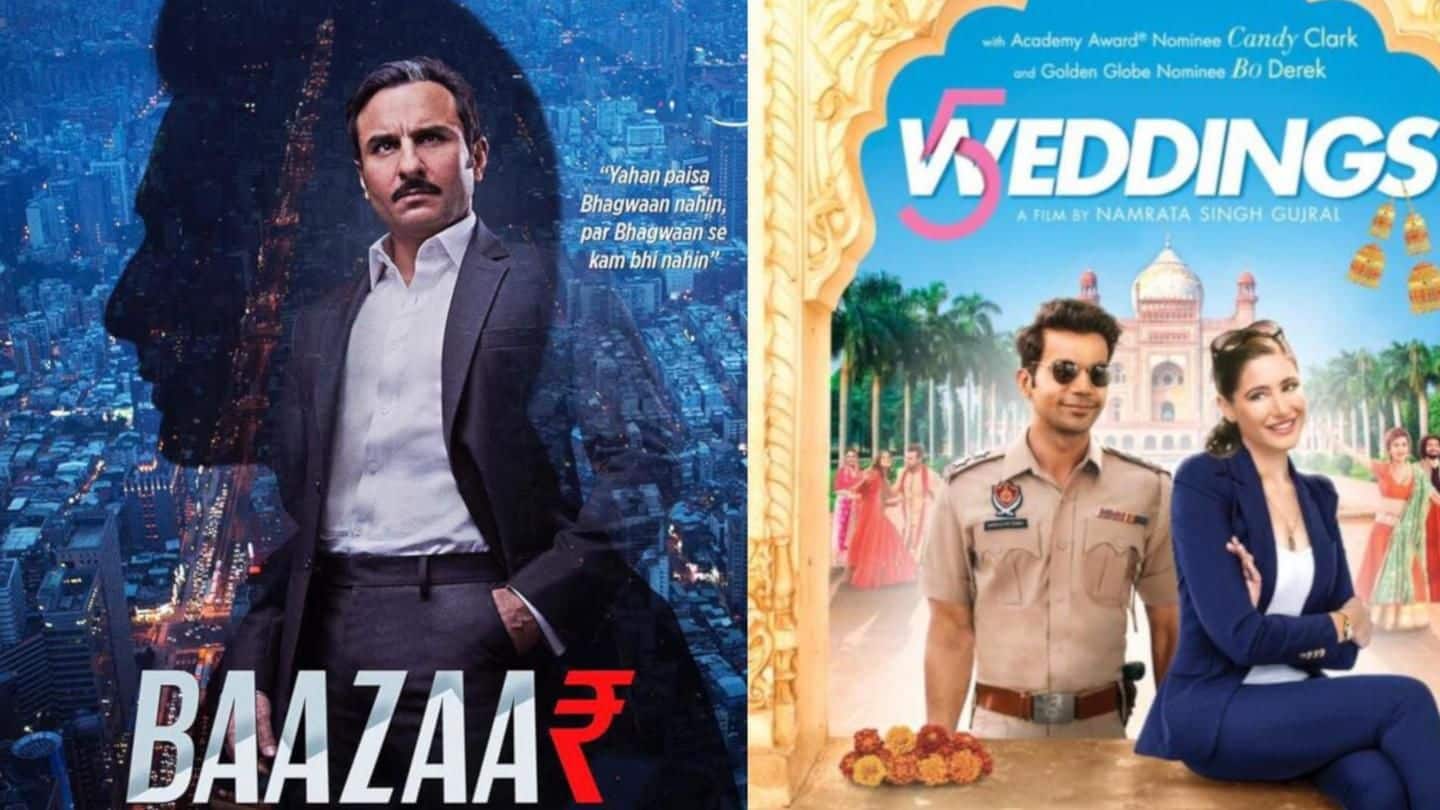 Fourth Week: 'Baazaar' vs '5 weddings' Fourth Week: 'Baazaar' vs '5 weddings'