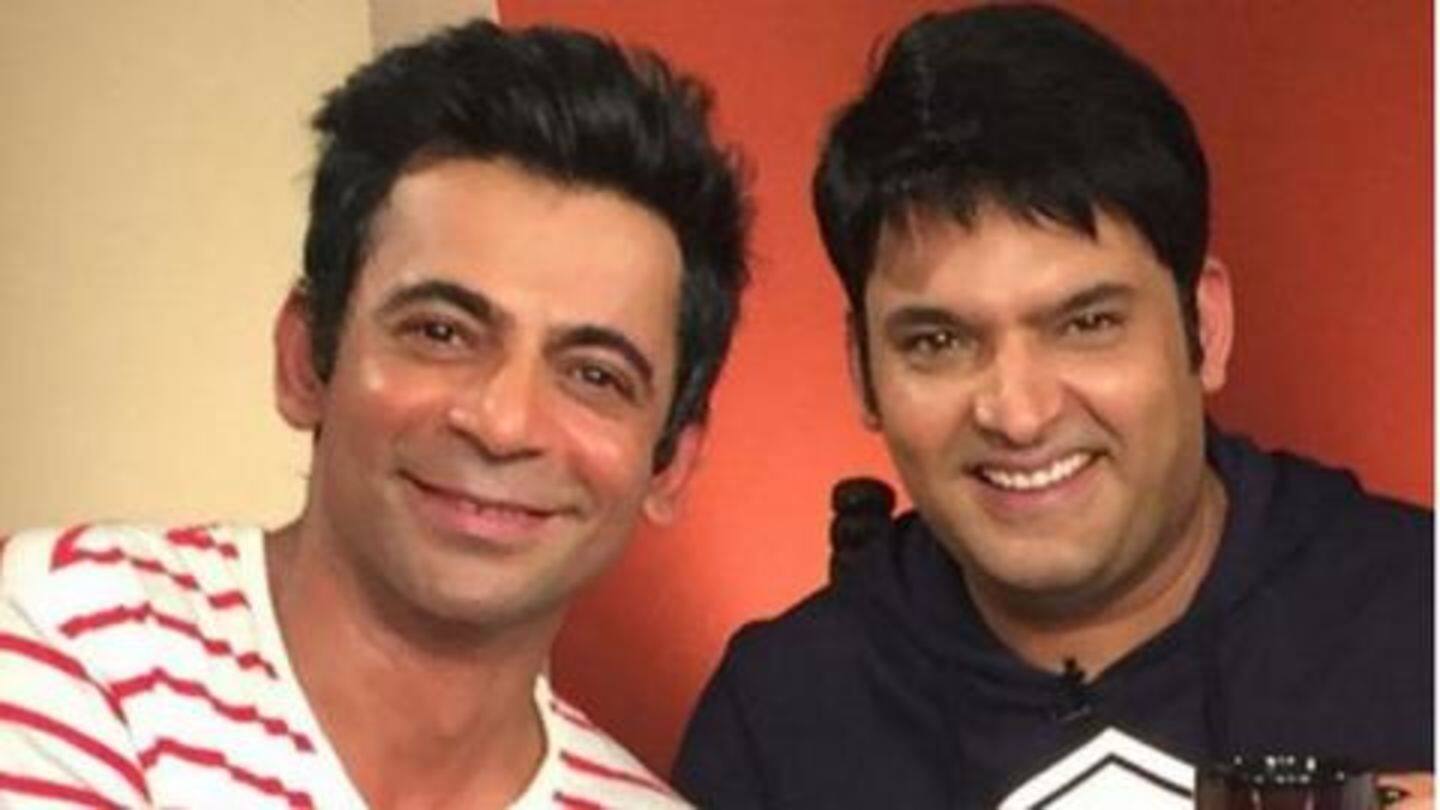Sunil, Kapil were speculated to launch 'TKSS' together Sunil, Kapil were speculated to launch 'TKSS' together