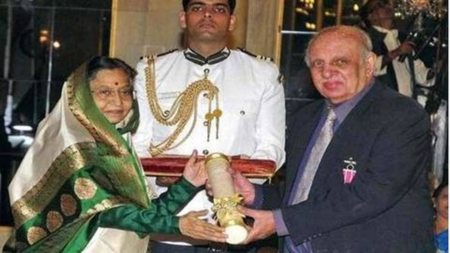Vanraj won National Film Award for 'Tamas' in 1988 Vanraj won National Film Award for 'Tamas' in 1988