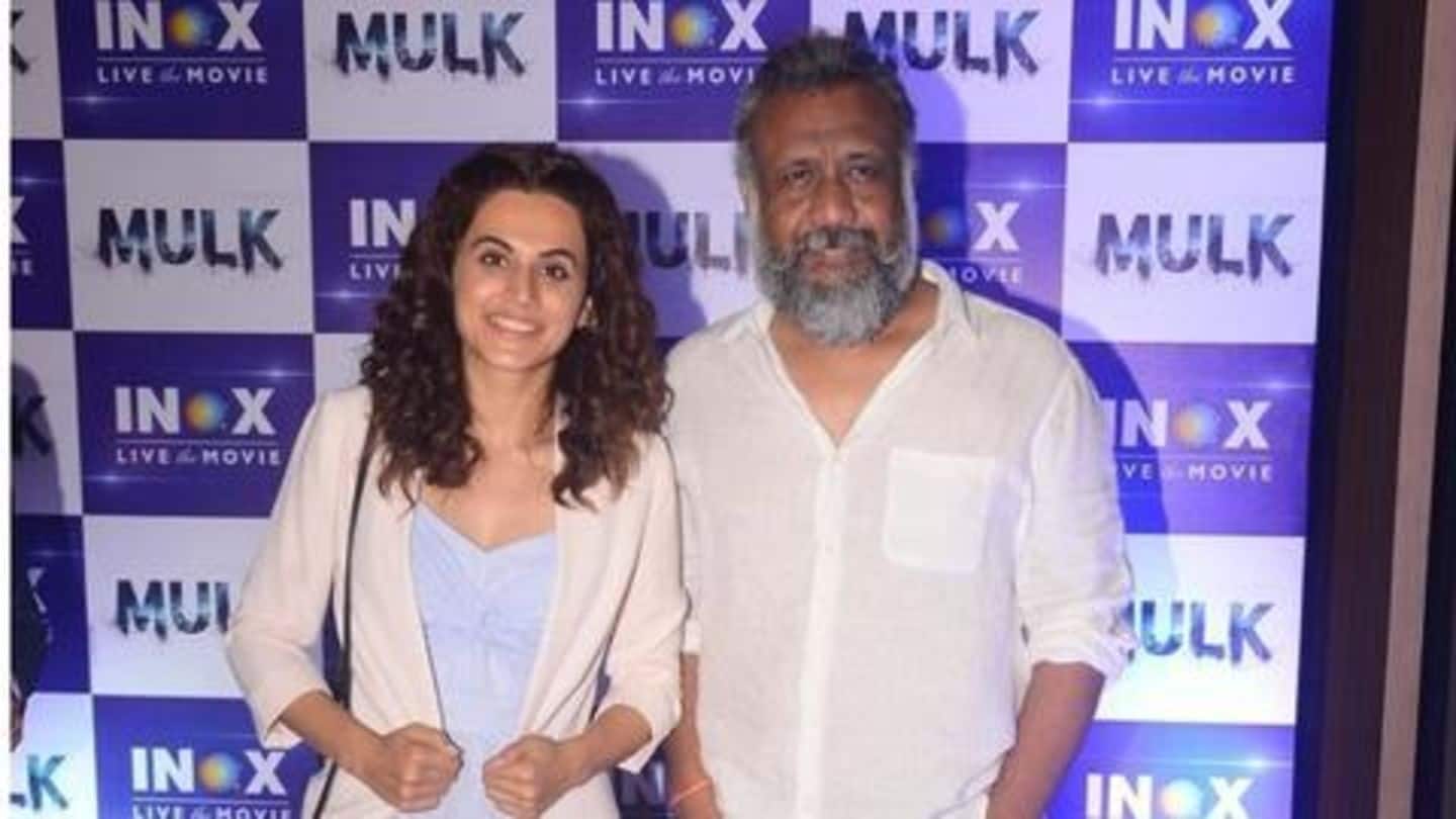 After 'Mulk,' Taapsee-Anubhav collaborate for another socio-political drama, 'Thappad'