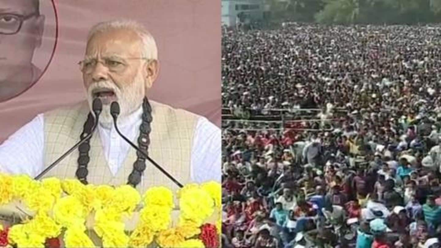 Modi in Bengal: Praises Citizenship Bill, asks for TMC's support