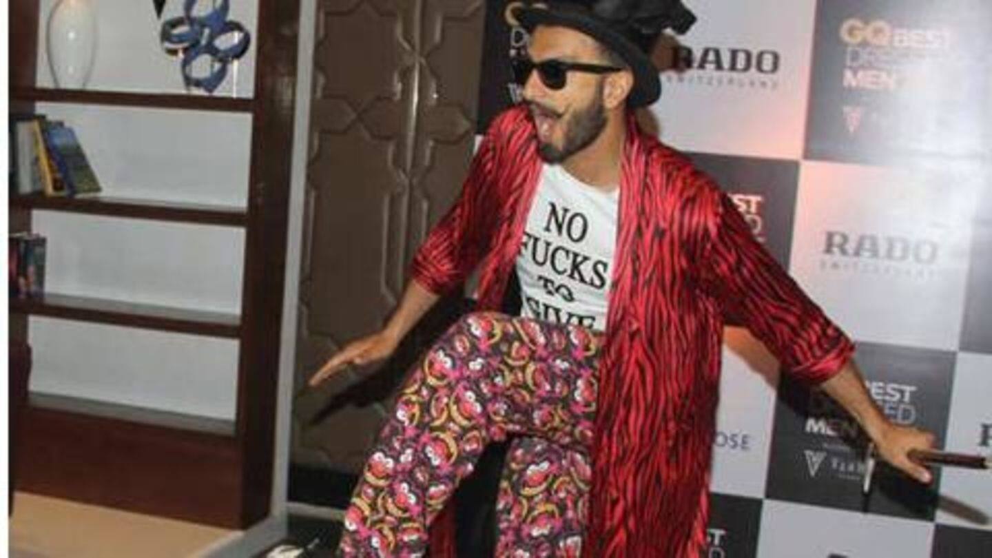 Ranveer wore Muppet Pyjamas, Sylvester fluffy slippers to GQ event Ranveer wore Muppet Pyjamas, Sylvester fluffy slippers to GQ event