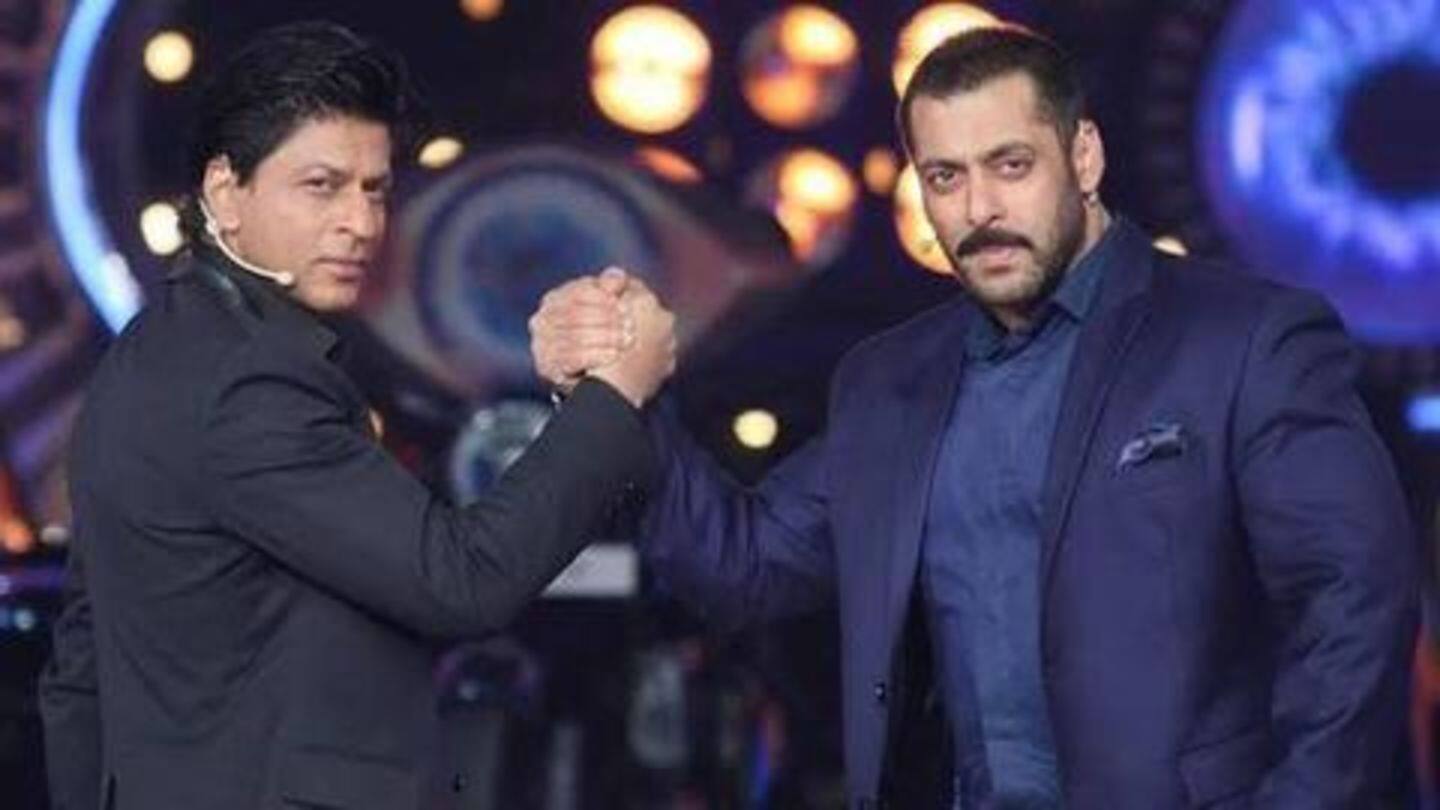 #ViralVideo: Salman-SRK watch 'Karan Arjun' together, their expressions are unmissable