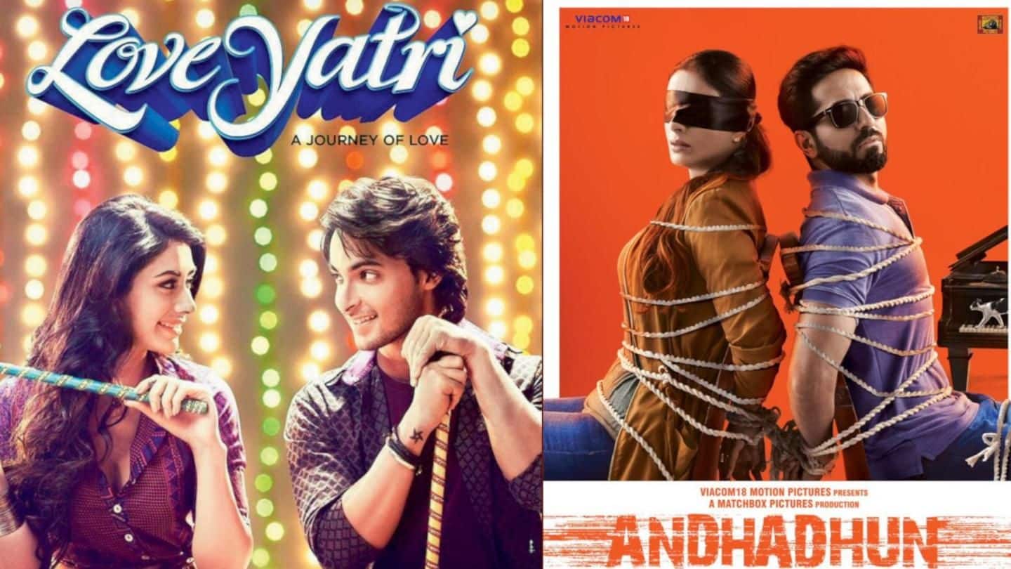 First Week: 'LoveYatri' v/s 'Andhadhun' First Week: 'LoveYatri' v/s 'Andhadhun'