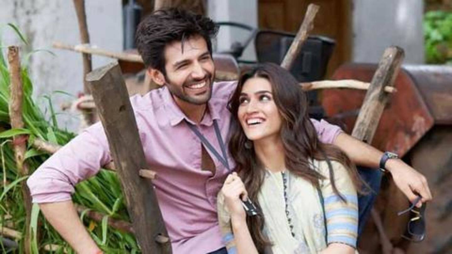Kriti Sanon sips her best cup of 'koffee' with Kartik Kriti Sanon sips her best cup of 'koffee' with Kartik