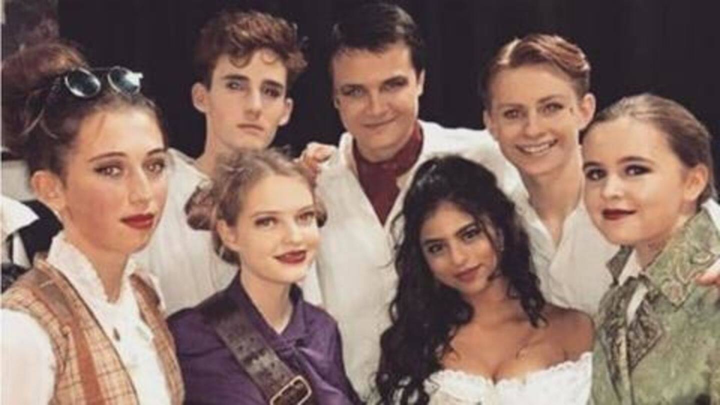 She had made her acting debut in theater last year She had made her acting debut in theater last year