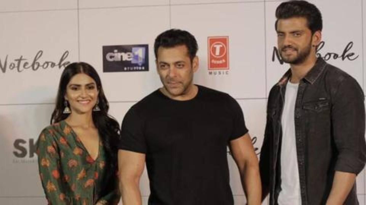 Salman is launching veteran actress Nutan's granddaughter Pranutan in 'Notebook' Salman is launching veteran actress Nutan's granddaughter Pranutan in 'Notebook'