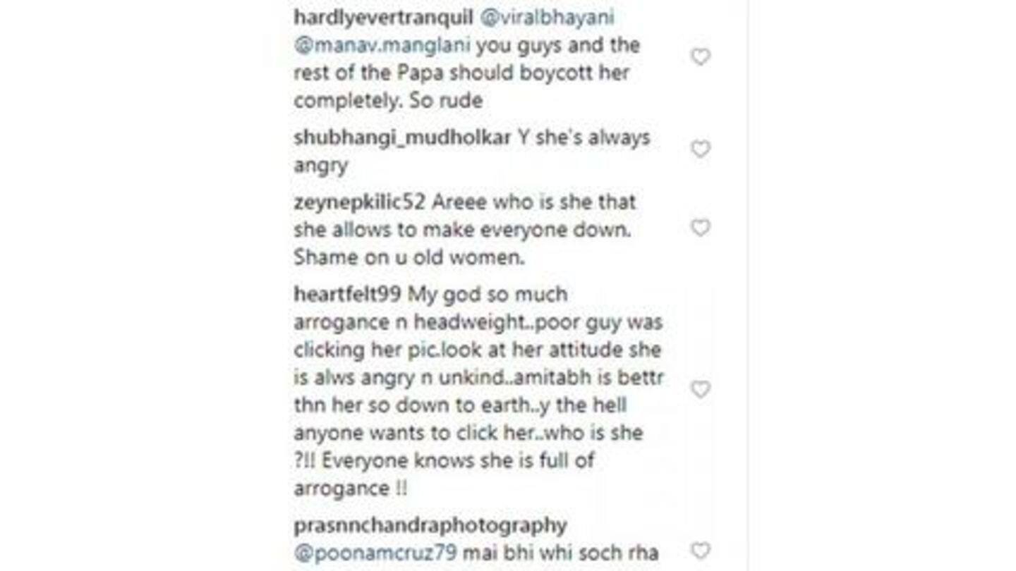 She is always angry and unkind, netizens blast Jaya She is always angry and unkind, netizens blast Jaya