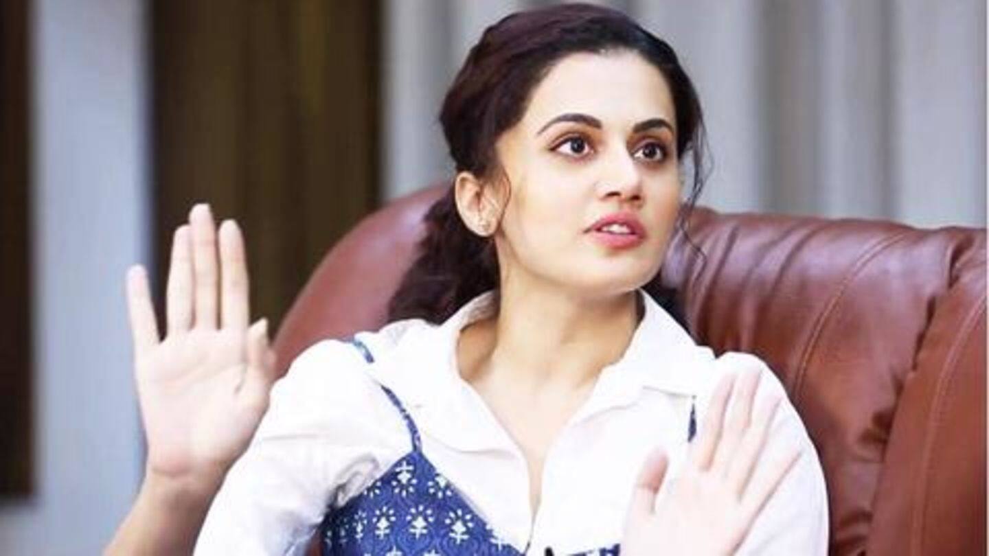 Taapsee chooses her movies on the basis of the story Taapsee chooses her movies on the basis of the story