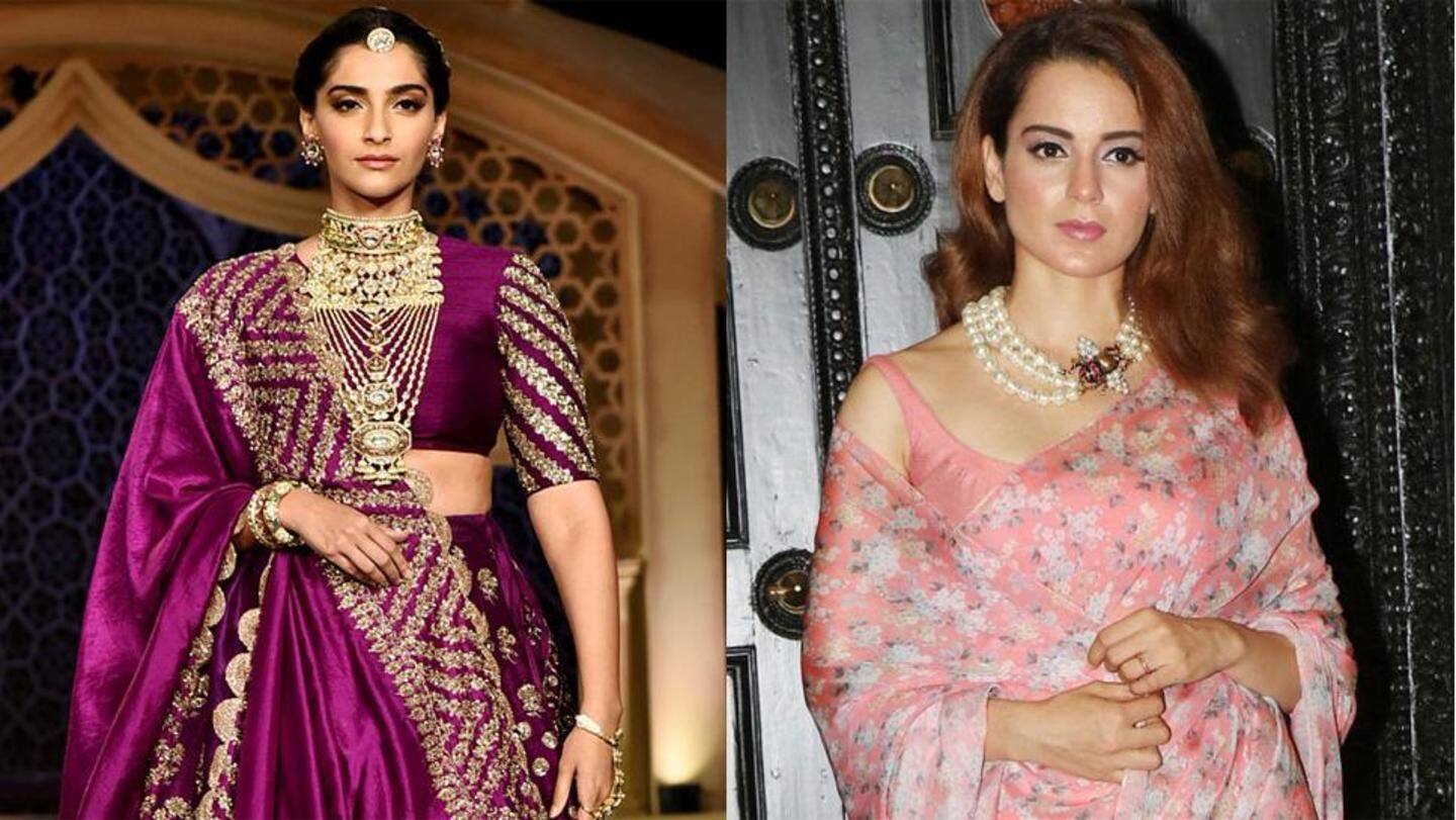 Furious with the statement, Kangana slammed Sonam Furious with the statement, Kangana slammed Sonam
