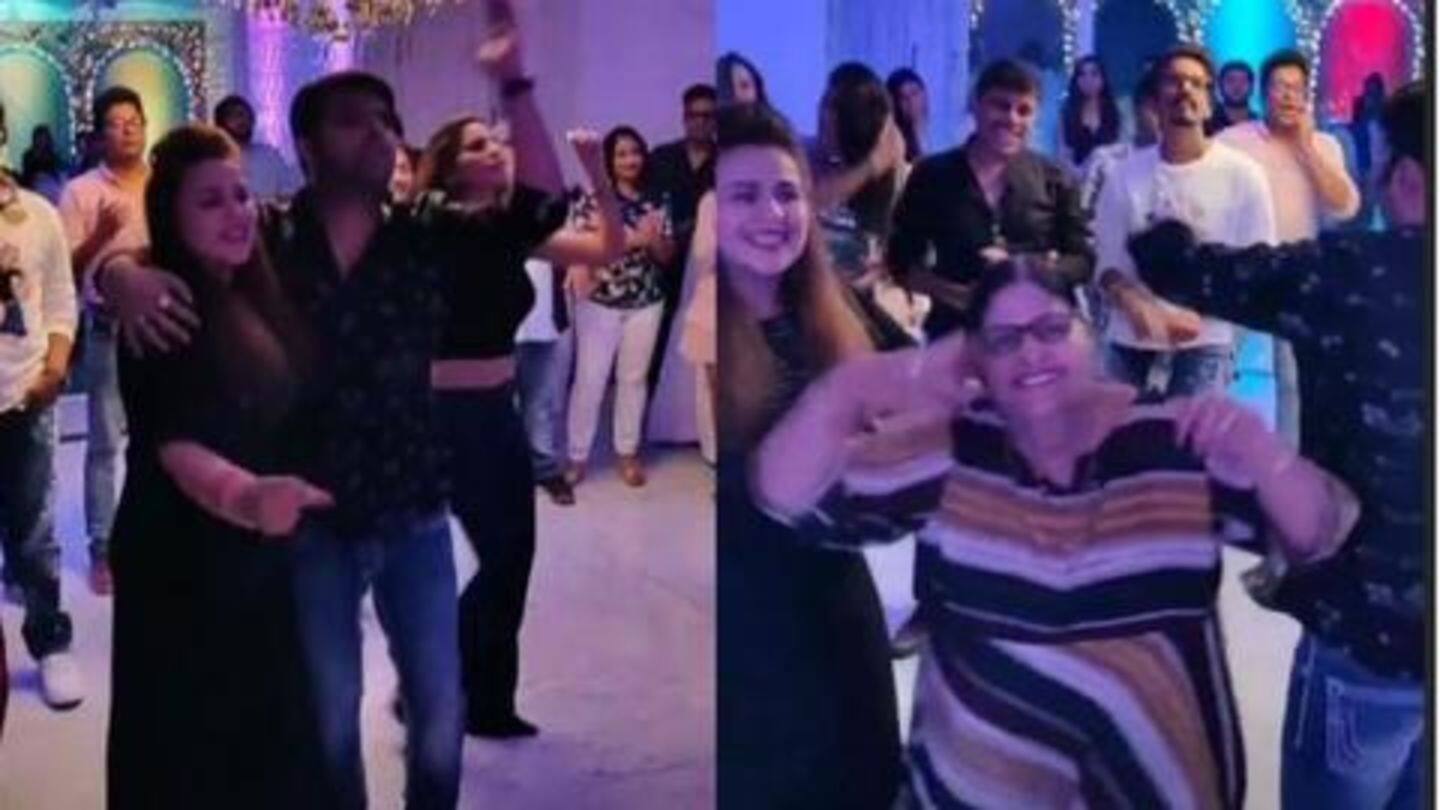 Kapil's mother danced to Punjabi songs Kapil's mother danced to Punjabi songs