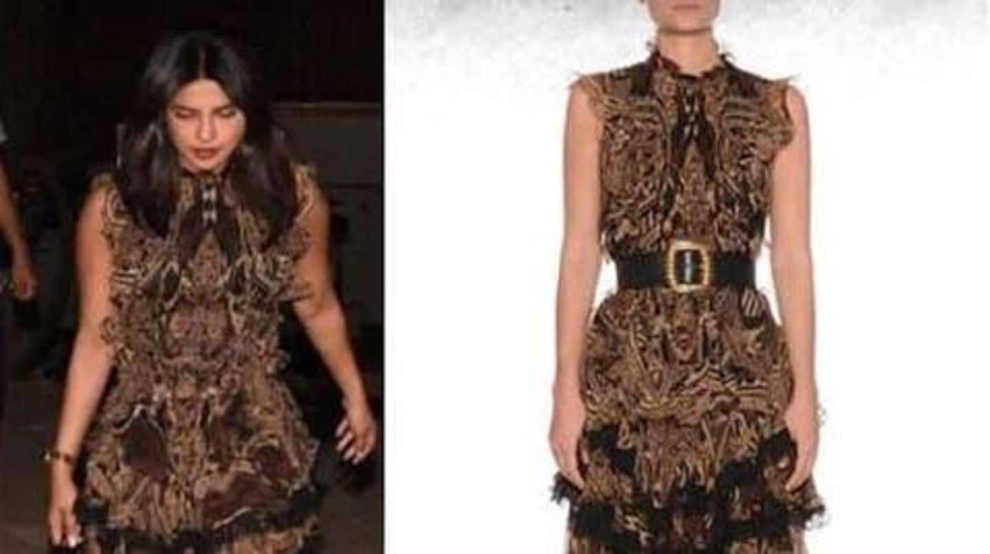 Can you guess the price of Priyanka Chopra's new dress?