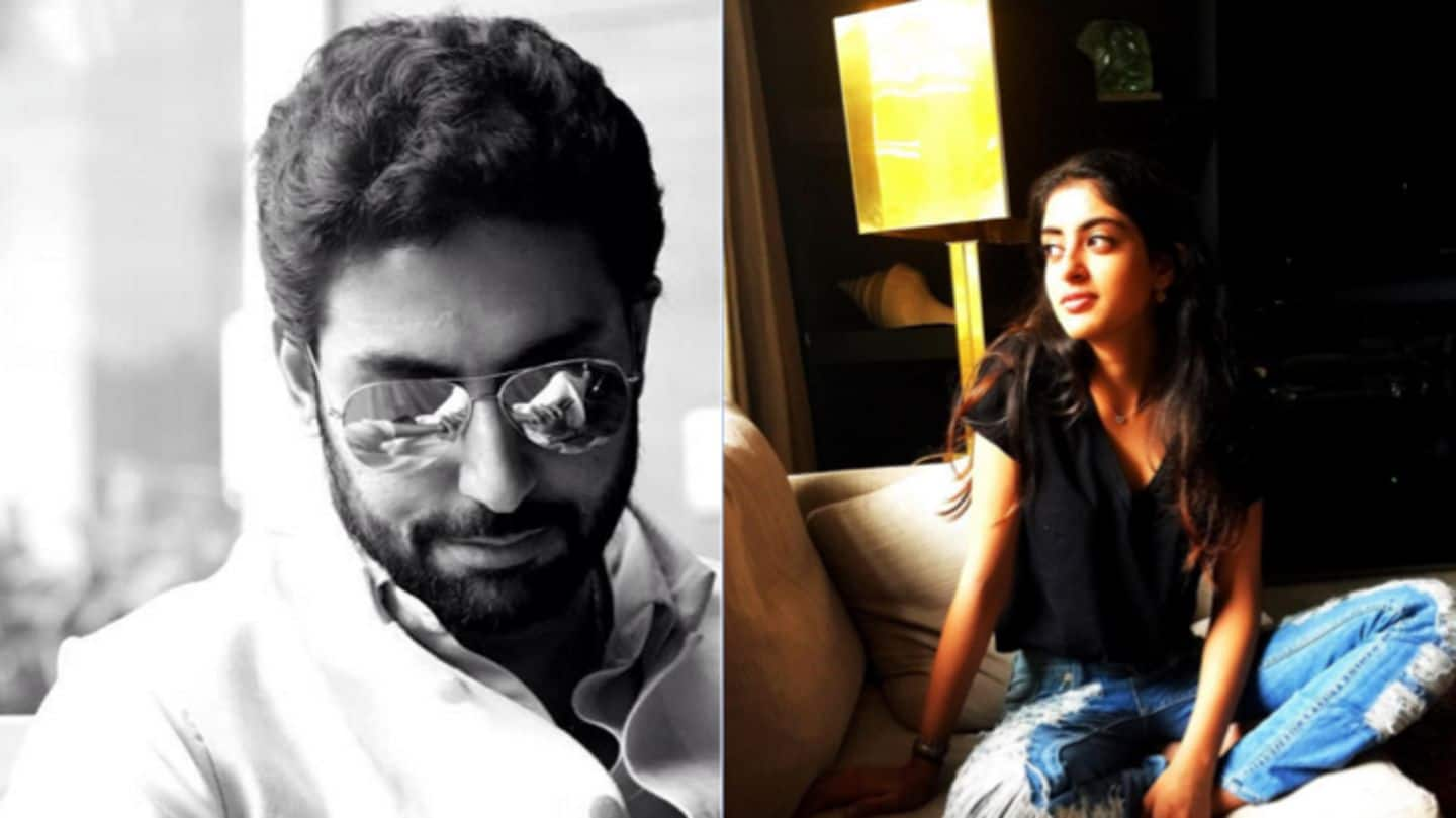 Abhishek Bachchan on his niece's Bollywood debut