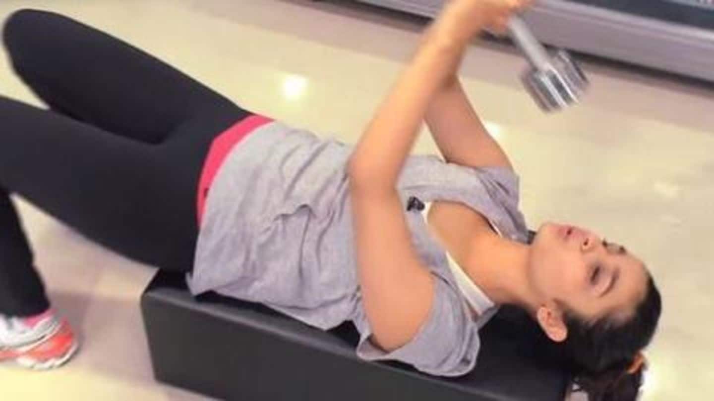 Alia wasn't comfortable with lifting weights initially Alia wasn't comfortable with lifting weights initially