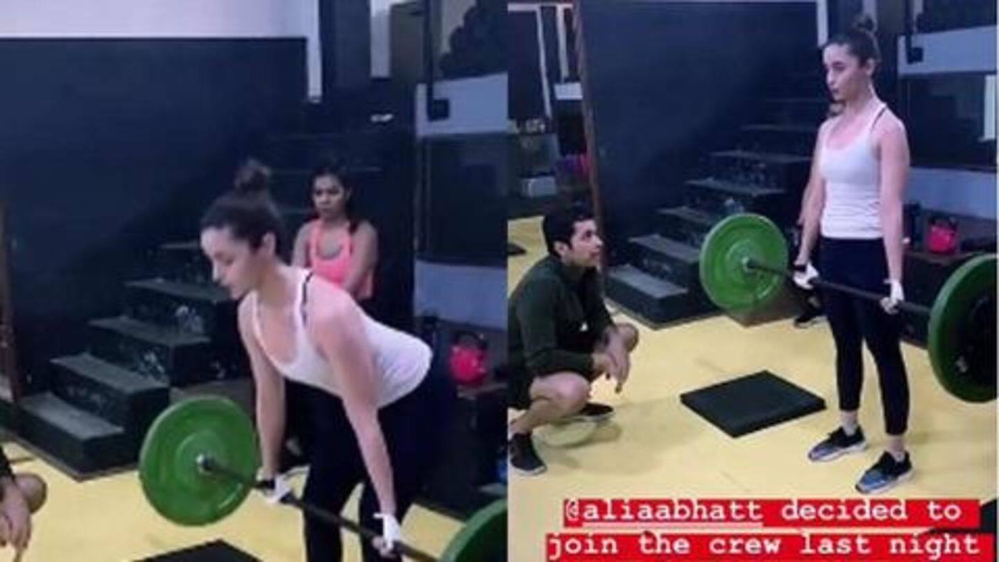 She started with 9 kgs dumbbell, lifted 60 kgs recently She started with 9 kgs dumbbell, lifted 60 kgs recently