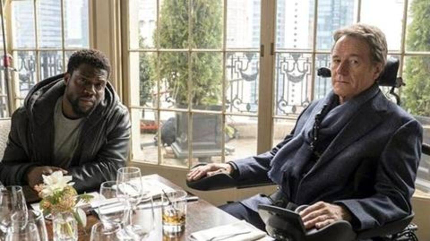 Brayn Cranston sent "positive energy" to his 'The Upside' co-star Brayn Cranston sent "positive energy" to his 'The Upside' co-star