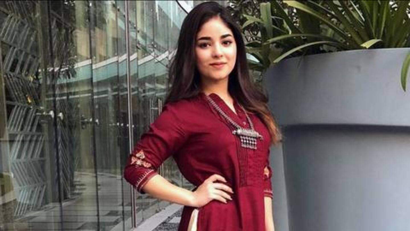 Zaira Wasim was also approached, she has however rejected Zaira Wasim was also approached, she has however rejected