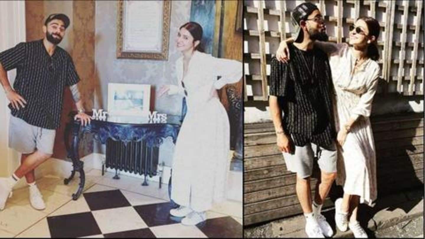 #WC2019: Virat-Anushka 'seal the silly moments' together in England