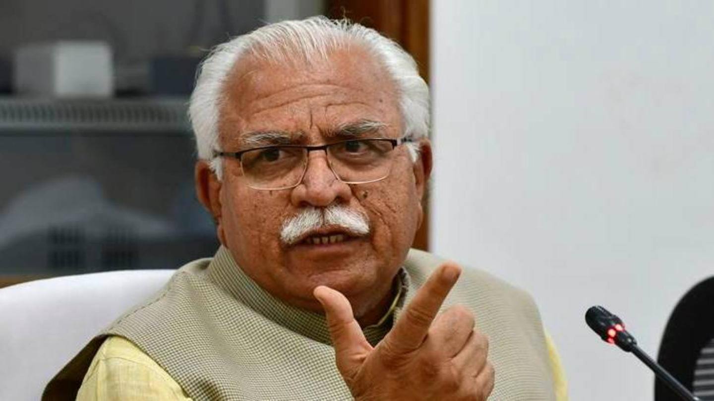 Incorrect choice of words used by Sinha: Haryana CM Incorrect choice of words used by Sinha: Haryana CM