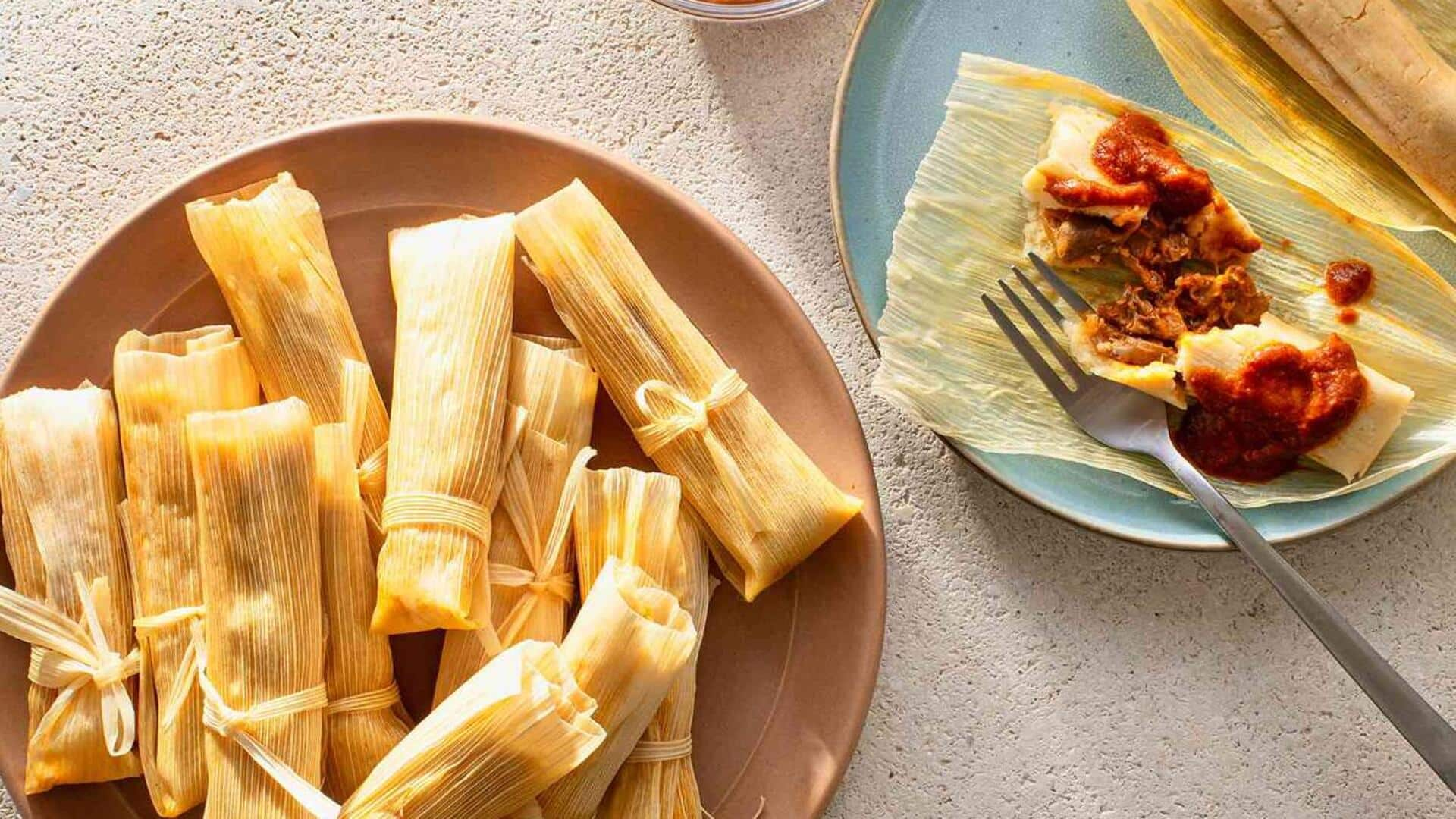 How to make Mexican vegan tamales at home