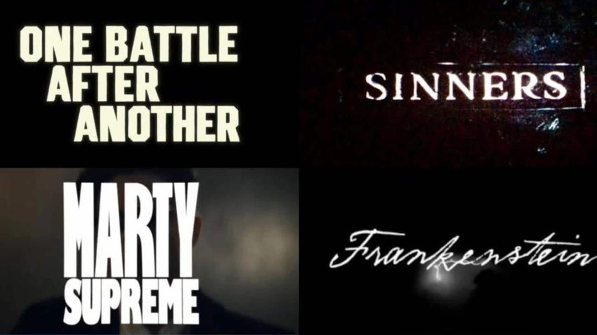 From 'Sinners' to 'Frankenstein,' where to watch 2026 Oscar-nominated films