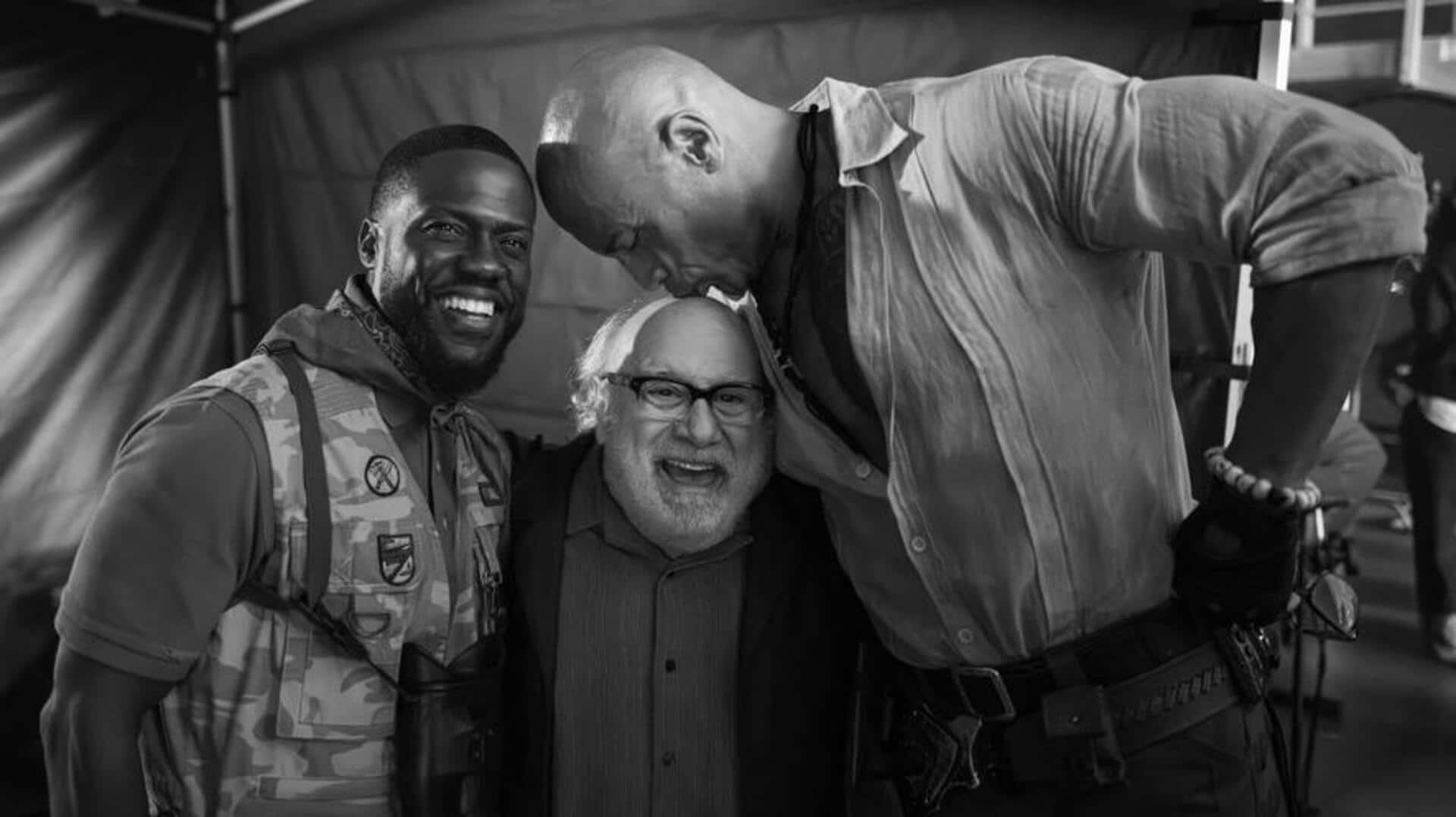 'Jumanji 3': Dwayne Johnson wraps up filming with Danny DeVito