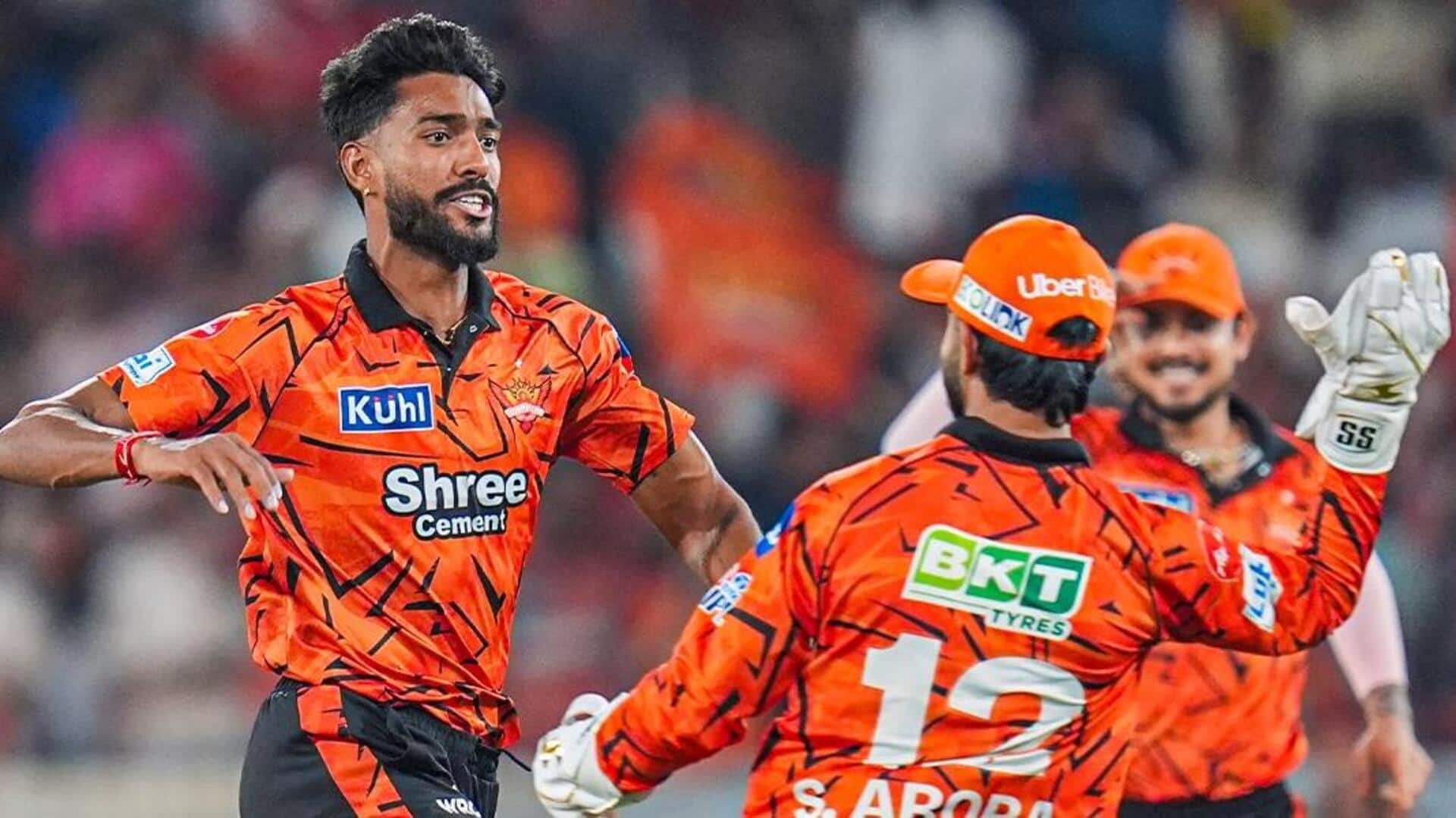 SRH's Praful Hinge floors RR with magical three-wicket first over