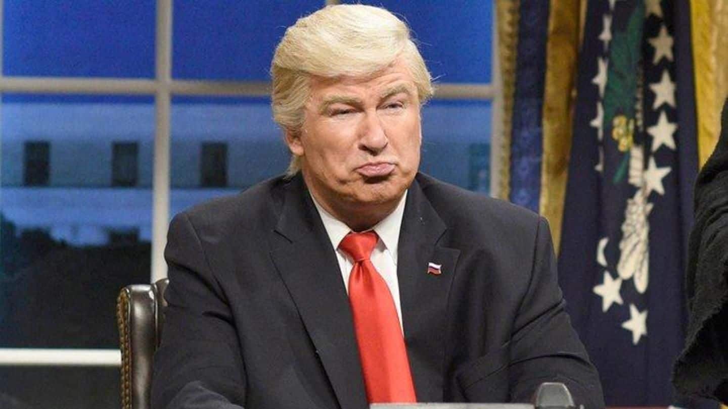 Yellow-wig, Orange-foundation (again): Alec Baldwin returns as Trump on 'SNL'