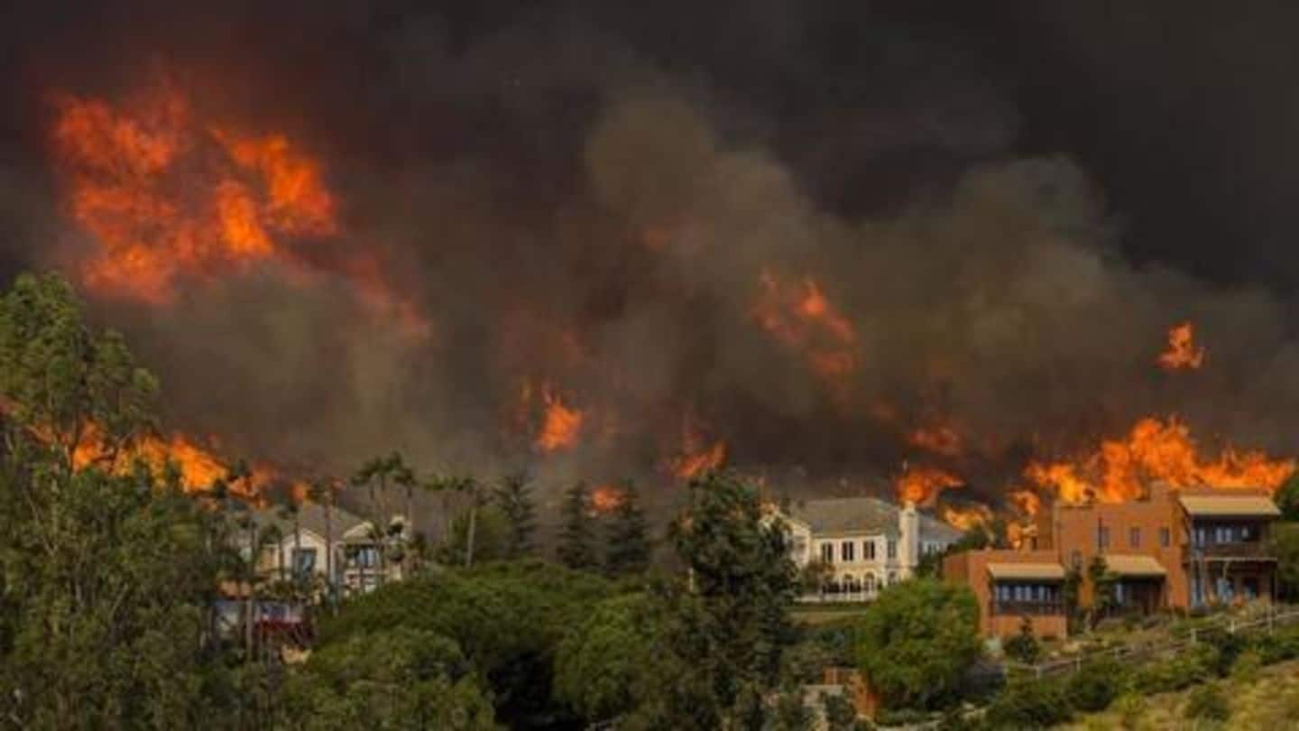 #FuryOfNature: California wildfire destroys 'Westworld' set, celebrity homes