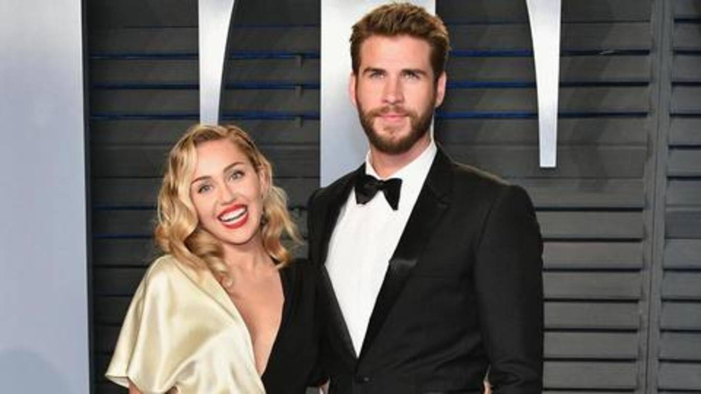 Miley Cyrus announces her wedding to Liam Hemsworth