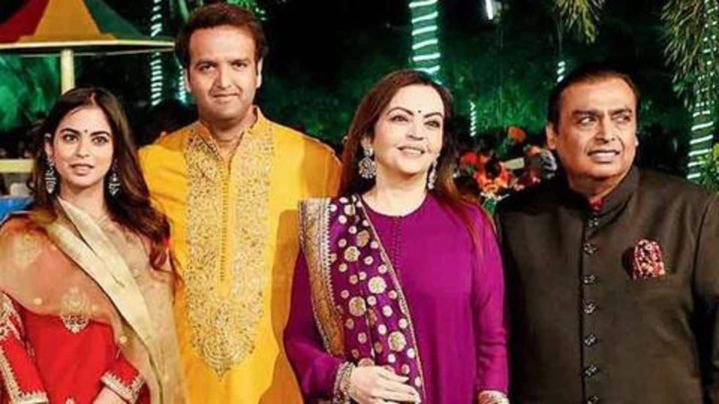 Isha Ambani-Anand Piramal to have a Rs. 700 crore wedding